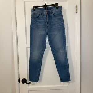 Jcrew distress jeans